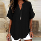 🌸Summer Sale 60% OFF👕Fashion Loose Solid Color Short Sleeve Top