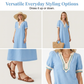 Women's V-Neck Short Sleeve Dress