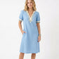 Women's V-Neck Short Sleeve Dress