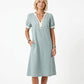 Women's V-Neck Short Sleeve Dress