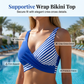 👙 Bikini w blokach kolorów S-3XL: stylowy i modelujący dwuczęściowy kostium kąpielowy 🌊