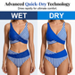 👙 Bikini w blokach kolorów S-3XL: stylowy i modelujący dwuczęściowy kostium kąpielowy 🌊