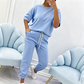 ⏰🔥LIMITED TIME 58% OFF! 💥 Women’s Casual Short Sleeve Top & Pants Set – Comfortable, Stylish & Perfect for Everyday Wear ✨👚