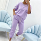 ⏰🔥LIMITED TIME 58% OFF! 💥 Women’s Casual Short Sleeve Top & Pants Set – Comfortable, Stylish & Perfect for Everyday Wear ✨👚