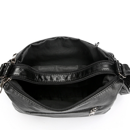 💐🎁Women's Soft PU Crossbody Bag – Multiple Pockets for Perfect Organization 👜🔑