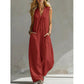 👗 Damen Casual V-Neck Sleeveless Jumpsuit – figurschmeichelnd, luftig & vielseitig – perfekt für Alltag & besondere Anlässe