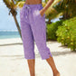 📢📢50% OFF !! ⏰Women's Summer Plaid Capri Pants
