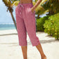 📢📢50% OFF !! ⏰Women's Summer Plaid Capri Pants