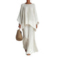 🏖️Limited Time Sale 50% OFF!🌞Women's Relaxed Co-ord Set – Loose-Fit Shirt & Wide-Leg Trousers 🌿☁️  Soft, Comfortable & Stylish • Perfect for Daily & Holiday Wear