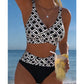 ⏳sleva 20%⏰Dámský dvoudílný bikini set s vysokým pasem🏖️👙