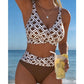 ⏳sleva 20%⏰Dámský dvoudílný bikini set s vysokým pasem🏖️👙