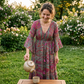Women's Bohemian Floral Maxi Dress