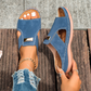 😍🌬️Dámské stylové klínové sandály s otevřenou špičkou👡