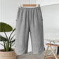 Damskie oddychające letnie spodnie capri