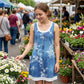 🌼💓Dámské šaty s potiskem džínoviny, imitující dvoudílný vzhled👖👗