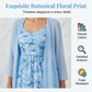 🌸👗Dámská elegantní dvoudílná květinová souprava šatů – dokonalý letní prázdninový look✨