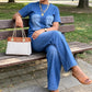 💙Women's Casual Denim Top & Pants 2-Piece Set – Effortless Everyday Summer Style☀️