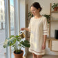 Elegant A-Line Mesh Spliced Dress