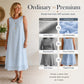 👗☀️Dámské letní šaty bez rukávů s vrstveným volánem