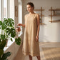 👗☀️Dámské letní šaty bez rukávů s vrstveným volánem