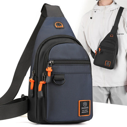 Voděodolná vícekapsová crossbody taška přes rameno