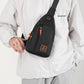 Voděodolná vícekapsová crossbody taška přes rameno