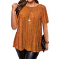 👕 Plisowana bluzka plus size