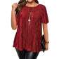 👕 Plisowana bluzka plus size