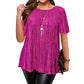 👕 Plisowana bluzka plus size