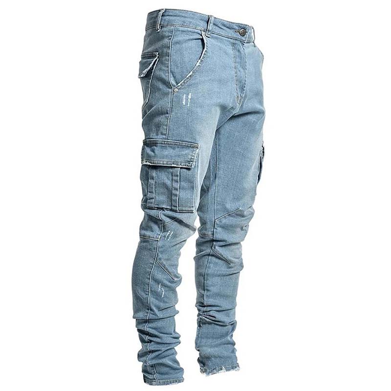👖 LIMITED-TIME✨Slim Fit Denim Cargo Pants