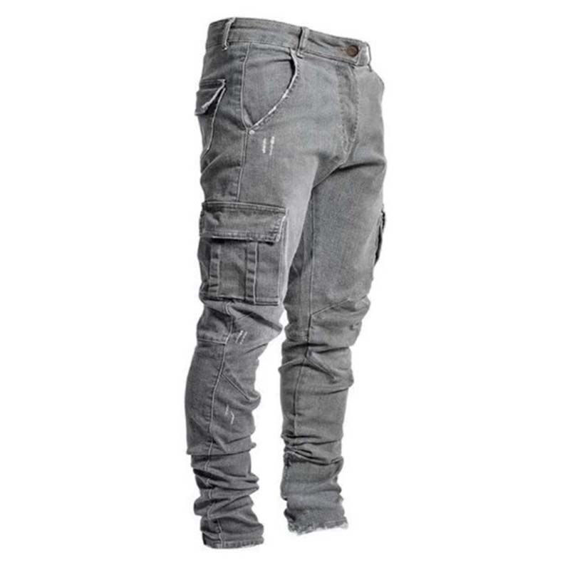 👖 LIMITED-TIME✨Slim Fit Denim Cargo Pants