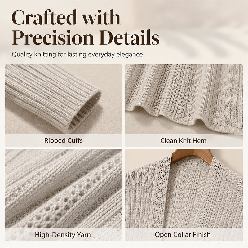 🧥 Elegant Knit Cardigan — Soft, comfortable, and versatile; perfect for any occasion.