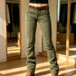 Damskie stylowe jeansy slim fit z elastanem