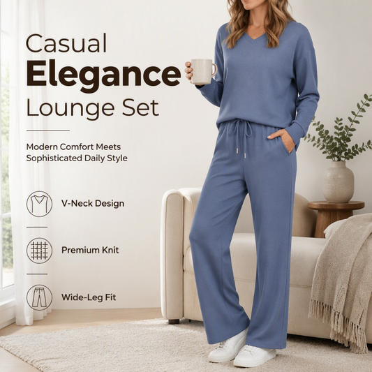 🥳AUTUMN HOT SALE🥳🍂50K+ SOLD!💥Women's Casual Top & Pants 2-Piece Lounge Set