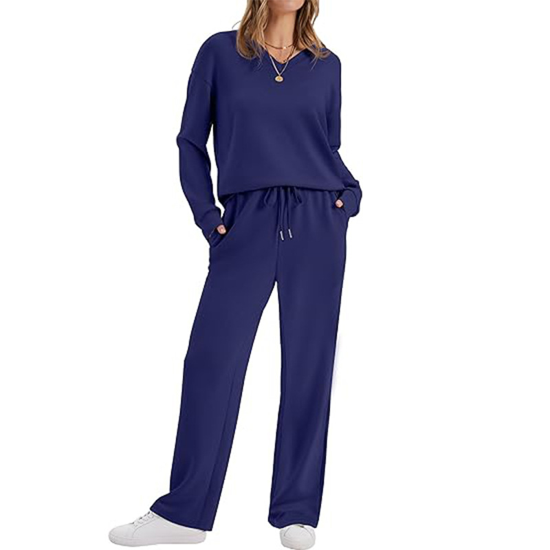 🥳AUTUMN HOT SALE🥳🍂50K+ SOLD!💥Women's Casual Top & Pants 2-Piece Lounge Set