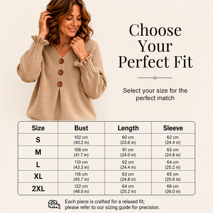 🍂Women’s V-Neck Knit Jumper – Flattering, Cosy & Effortlessly Chic