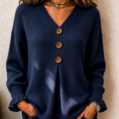 🍂Women’s V-Neck Knit Jumper – Flattering, Cosy & Effortlessly Chic