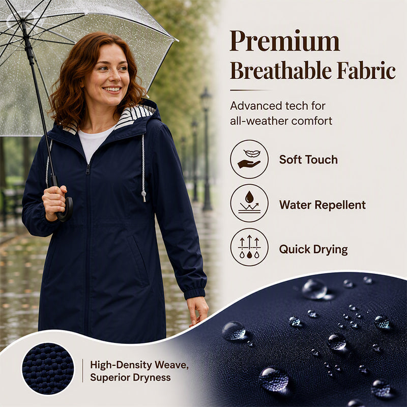 💥Women's Outdoor Waterproof Hooded Jacket🌧🧥
