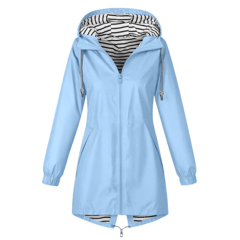 💥Women's Outdoor Waterproof Hooded Jacket🌧🧥