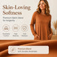 Women's Long Sleeve T-Shirt Dress with Pockets
