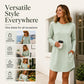 Women's Long Sleeve T-Shirt Dress with Pockets