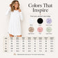 Women's Long Sleeve T-Shirt Dress with Pockets