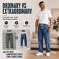 Men's Loose Straight-Leg Denim Pants