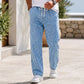 Men's Loose Straight-Leg Denim Pants