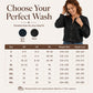 Women's Elegant Ruffle Mock Neck Denim Shirt