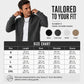 Men's Casual Quilted Stand Collar Jacket