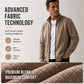 Men's Casual Quilted Stand Collar Jacket
