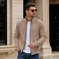 Men's Casual Quilted Stand Collar Jacket