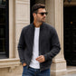 Men's Casual Quilted Stand Collar Jacket
