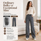 Women's Warm-Lined Wide-Leg Jeans